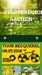 Mobile Screenshot of gruene-region-aachen.de